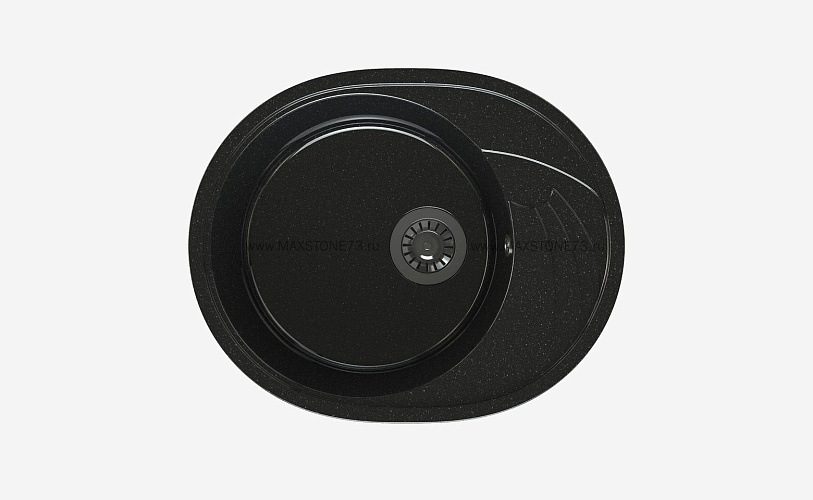 MAXSTONE Мойка глянцевая MS-8 (звездное небо) 570*460*200